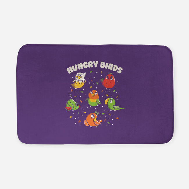 Hungry Birds-None-Memory Foam-Bath Mat-tobefonseca