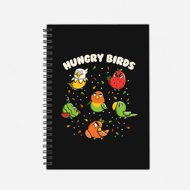 Hungry Birds-None-Dot Grid-Notebook-tobefonseca