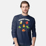 Hungry Birds-Mens-Long Sleeved-Tee-tobefonseca