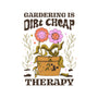 Gardening Is Dirt Cheap Therapy-None-Memory Foam-Bath Mat-tobefonseca