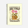 Gardening Is Dirt Cheap Therapy-None-Dot Grid-Notebook-tobefonseca