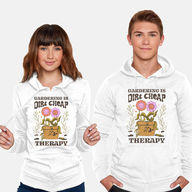 Gardening Is Dirt Cheap Therapy-Unisex-Pullover-Sweatshirt-tobefonseca