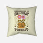 Gardening Is Dirt Cheap Therapy-None-Removable Cover w Insert-Throw Pillow-tobefonseca