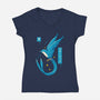 Starbird-Womens-V-Neck-Tee-Alundrart