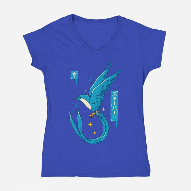 Starbird-Womens-V-Neck-Tee-Alundrart