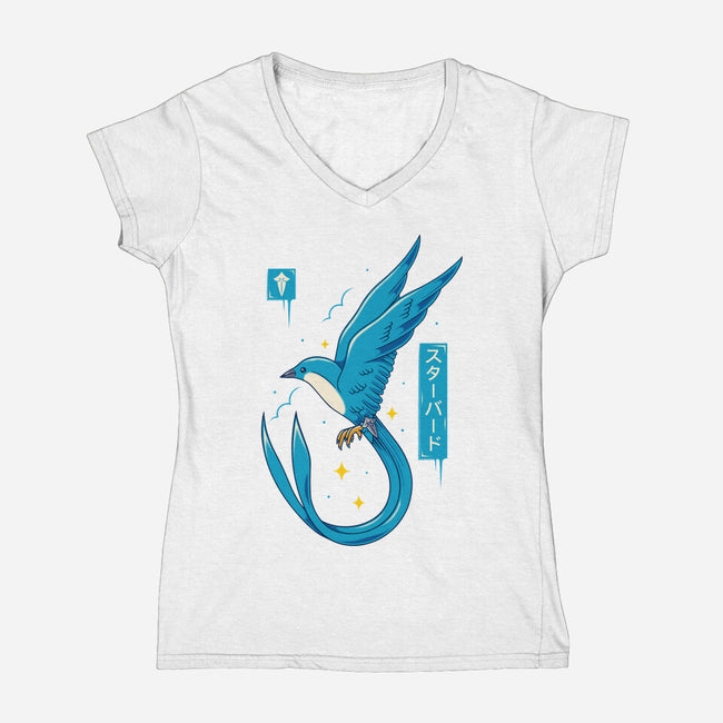 Starbird-Womens-V-Neck-Tee-Alundrart