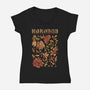 Dead Plants Club-Womens-V-Neck-Tee-eduely