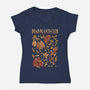 Dead Plants Club-Womens-V-Neck-Tee-eduely