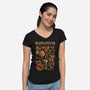 Dead Plants Club-Womens-V-Neck-Tee-eduely