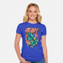 Godzillarge Size-Womens-Fitted-Tee-spoilerinc