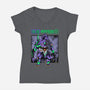 Berserk Combo-Womens-V-Neck-Tee-spoilerinc