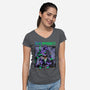 Berserk Combo-Womens-V-Neck-Tee-spoilerinc