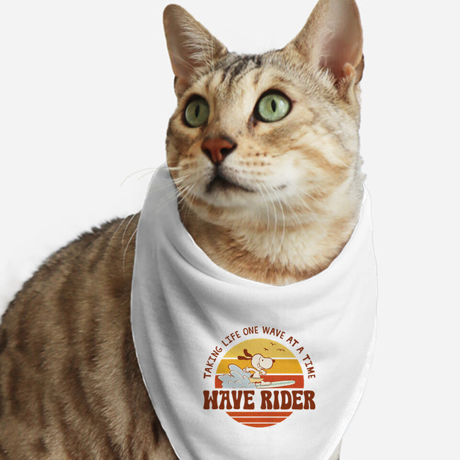 One Wave At A Time-Cat-Bandana-Pet Collar-LiRoVi