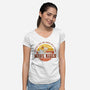 One Wave At A Time-Womens-V-Neck-Tee-LiRoVi