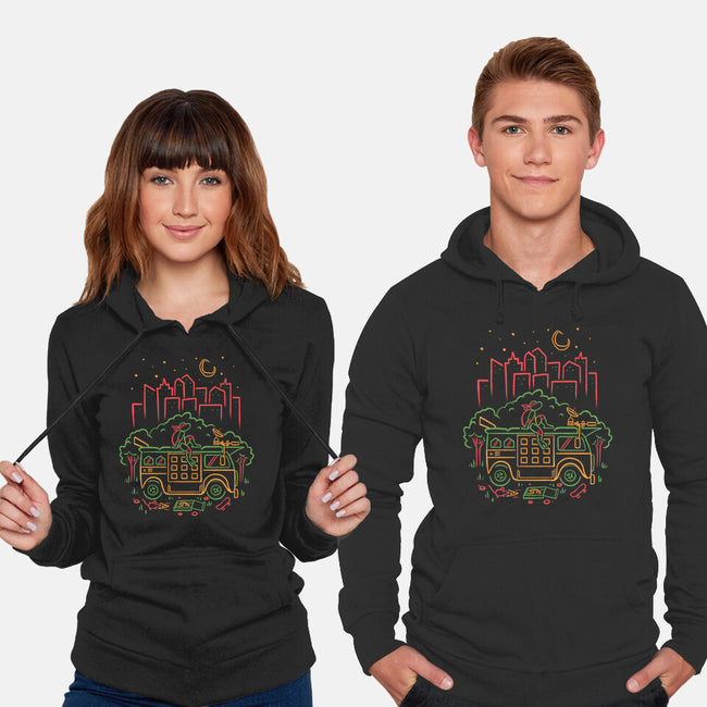 Red Turtle Van Life-Unisex-Pullover-Sweatshirt-Aarons Art Room