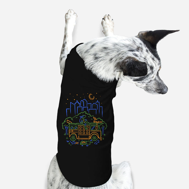 Blue Turtle Van Life-Dog-Basic-Pet Tank-Aarons Art Room