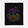 Purple Turtle Van Life-None-Fleece-Blanket-Aarons Art Room