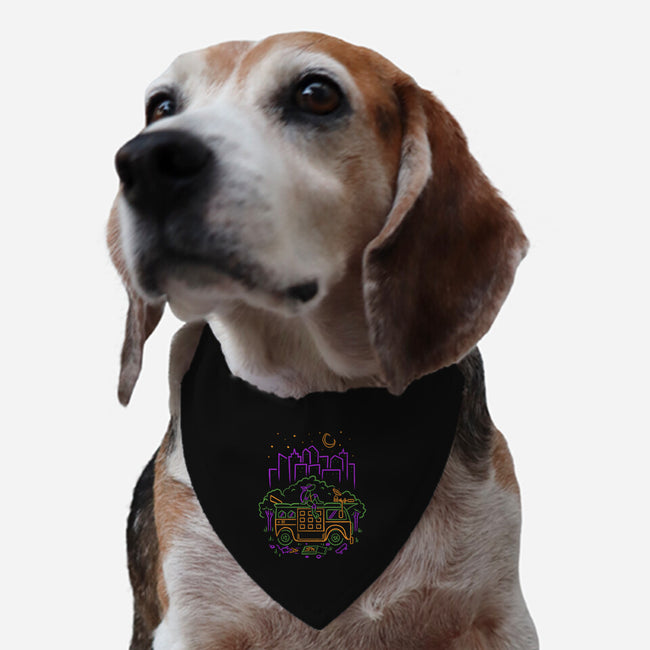 Purple Turtle Van Life-Dog-Adjustable-Pet Collar-Aarons Art Room