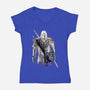 Angel Of Death Sephiroth-Womens-V-Neck-Tee-hypertwenty