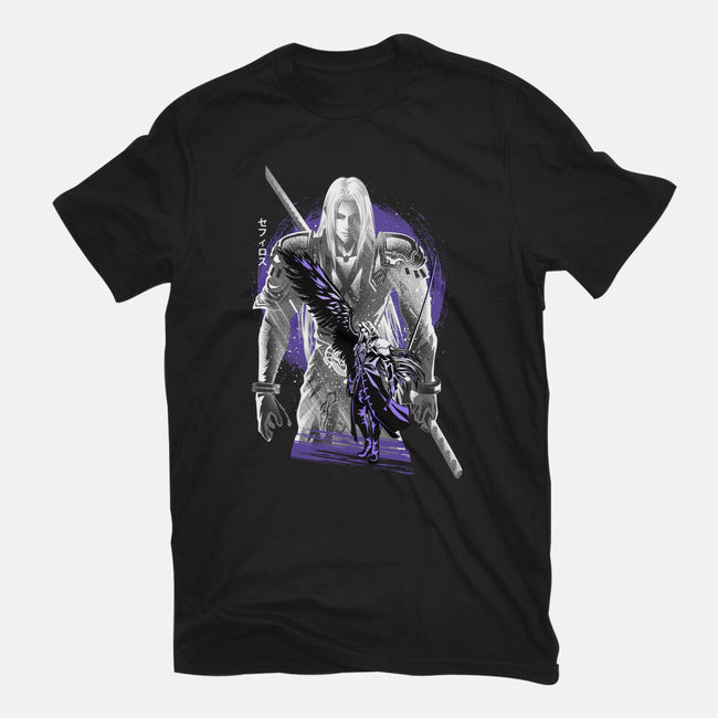 Angel Of Death Sephiroth-Womens-Fitted-Tee-hypertwenty