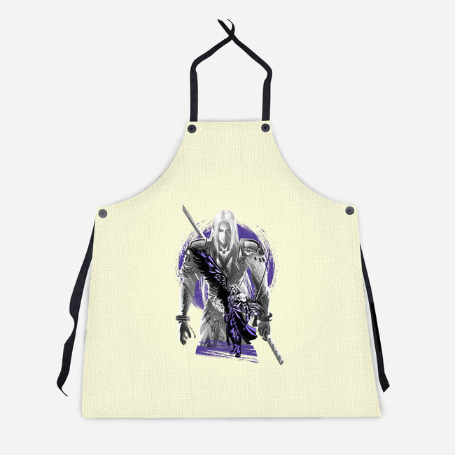 Angel Of Death Sephiroth-Unisex-Kitchen-Apron-hypertwenty