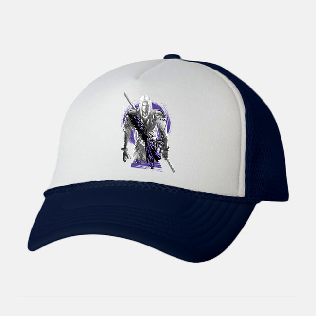 Angel Of Death Sephiroth-Unisex-Trucker-Hat-hypertwenty