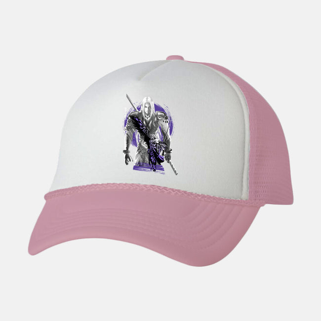 Angel Of Death Sephiroth-Unisex-Trucker-Hat-hypertwenty