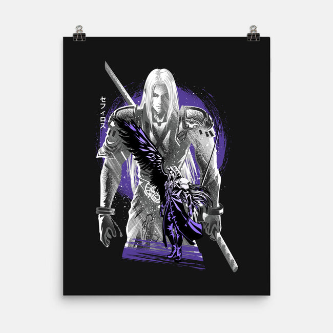 Angel Of Death Sephiroth-None-Matte-Poster-hypertwenty