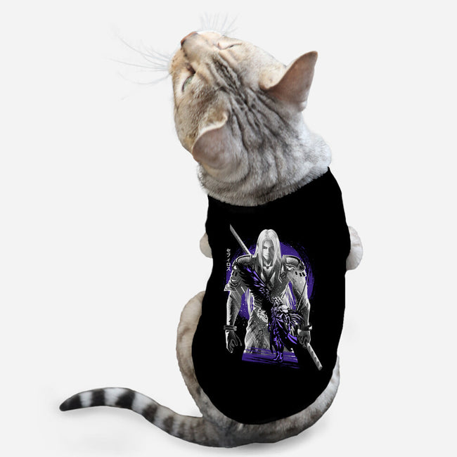 Angel Of Death Sephiroth-Cat-Basic-Pet Tank-hypertwenty