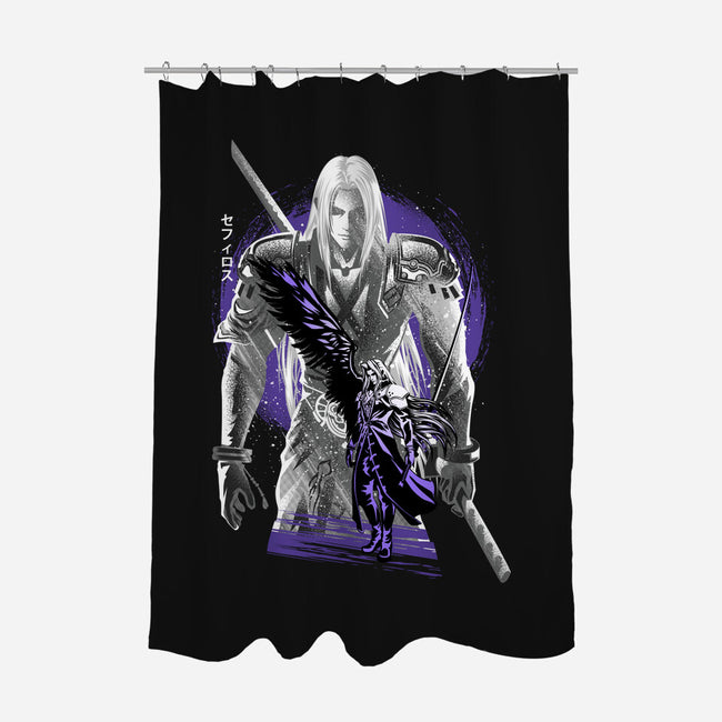 Angel Of Death Sephiroth-None-Polyester-Shower Curtain-hypertwenty