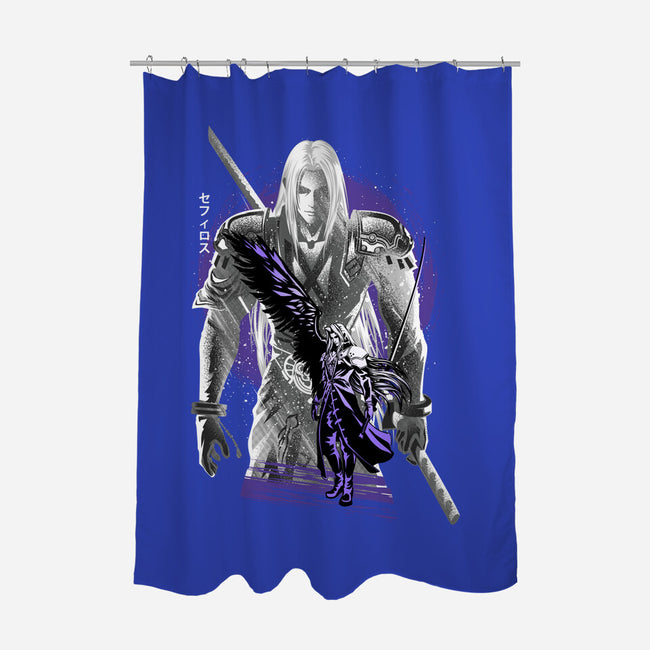 Angel Of Death Sephiroth-None-Polyester-Shower Curtain-hypertwenty