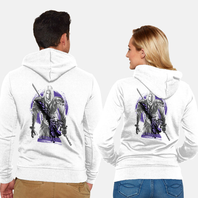 Angel Of Death Sephiroth-Unisex-Zip-Up-Sweatshirt-hypertwenty