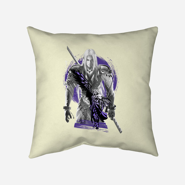 Angel Of Death Sephiroth-None-Non-Removable Cover w Insert-Throw Pillow-hypertwenty