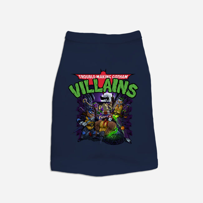 Trouble-Making Gotham Villains-Cat-Basic-Pet Tank-Artist Davee Bee