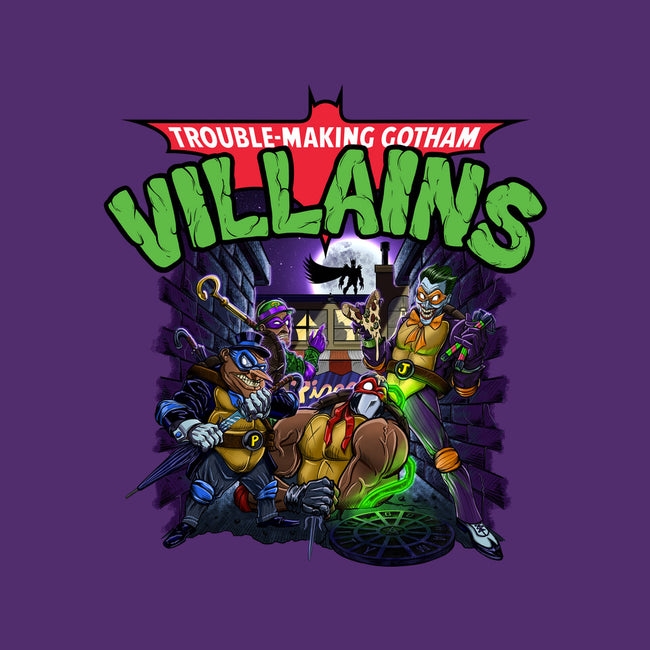 Trouble-Making Gotham Villains-None-Stretched-Canvas-Artist Davee Bee