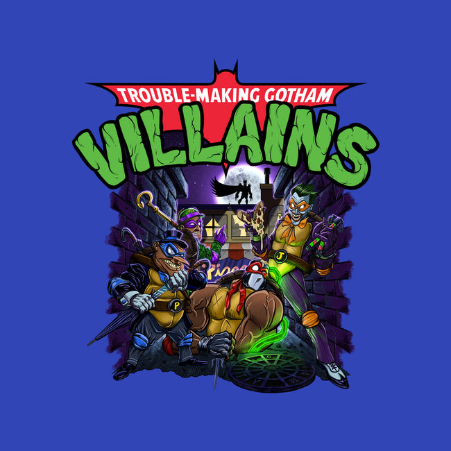 Trouble-Making Gotham Villains-None-Polyester-Shower Curtain-Artist Davee Bee