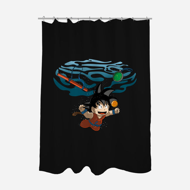 Nevermind Goku-None-Polyester-Shower Curtain-Kladenko