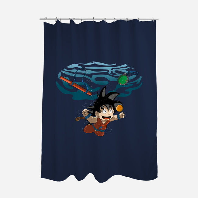 Nevermind Goku-None-Polyester-Shower Curtain-Kladenko