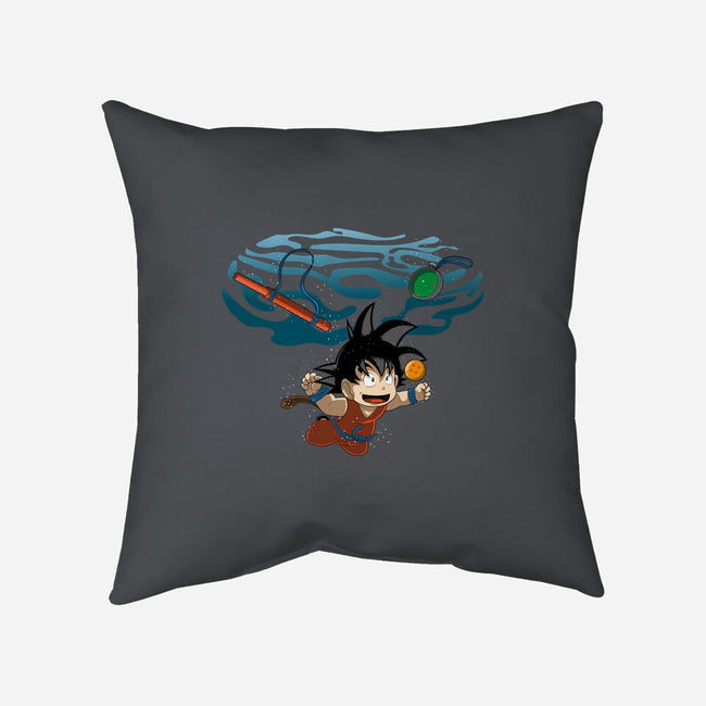 Nevermind Goku-None-Non-Removable Cover w Insert-Throw Pillow-Kladenko