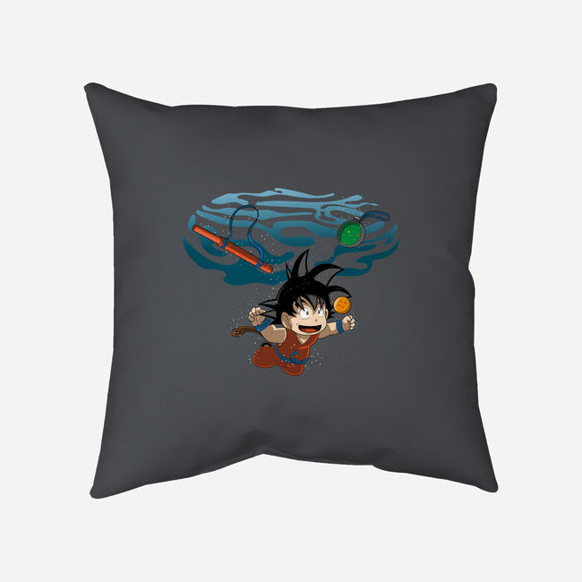 Nevermind Goku-None-Removable Cover-Throw Pillow-Kladenko