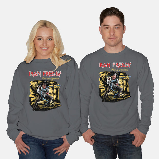 Iron Freddy-Unisex-Crew Neck-Sweatshirt-zascanauta