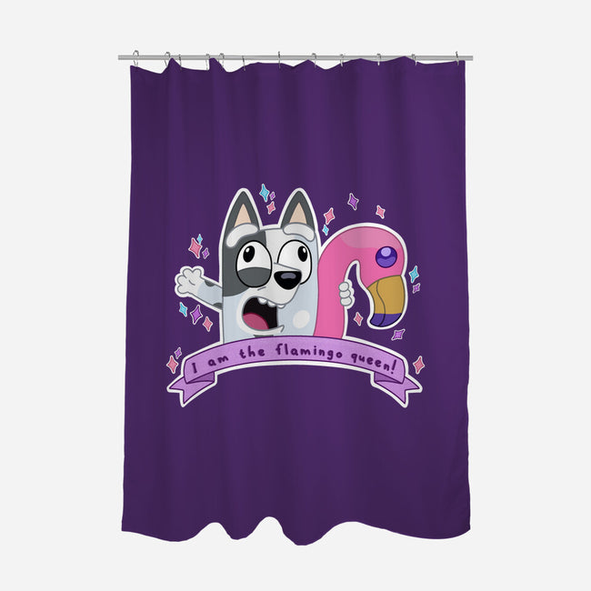 I Am The Flamingo Queen-None-Polyester-Shower Curtain-Alexhefe