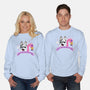 I Am The Flamingo Queen-Unisex-Crew Neck-Sweatshirt-Alexhefe