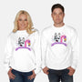 I Am The Flamingo Queen-Unisex-Crew Neck-Sweatshirt-Alexhefe