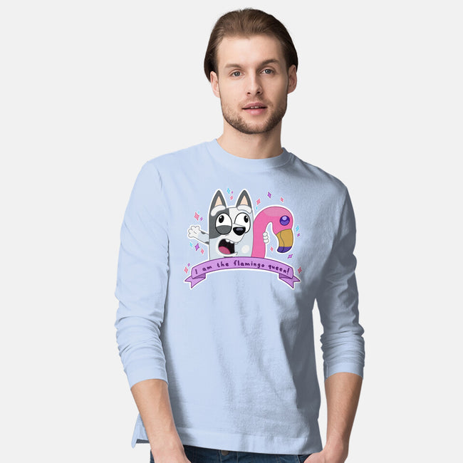 I Am The Flamingo Queen-Mens-Long Sleeved-Tee-Alexhefe