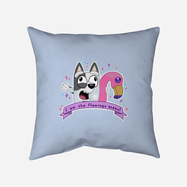 I Am The Flamingo Queen-None-Non-Removable Cover w Insert-Throw Pillow-Alexhefe