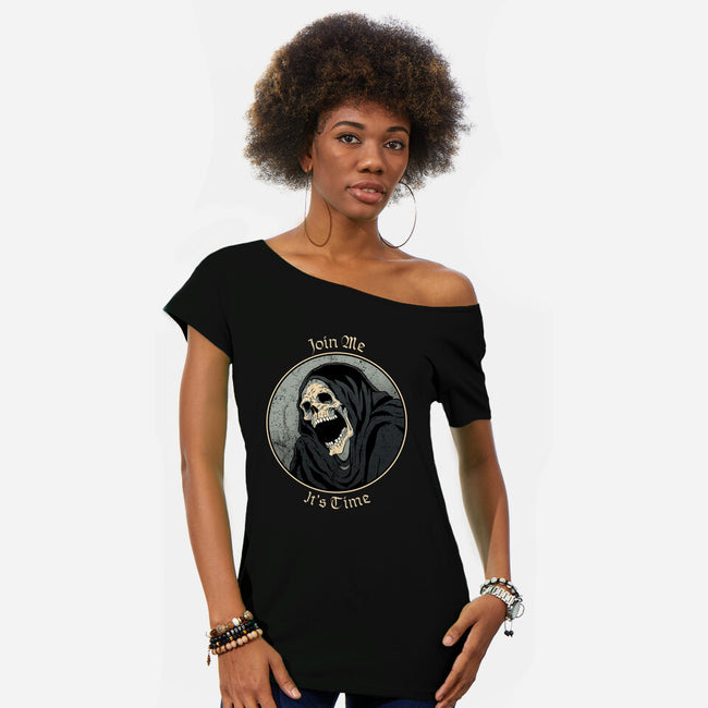 Join Me-Womens-Off Shoulder-Tee-fanfreak1