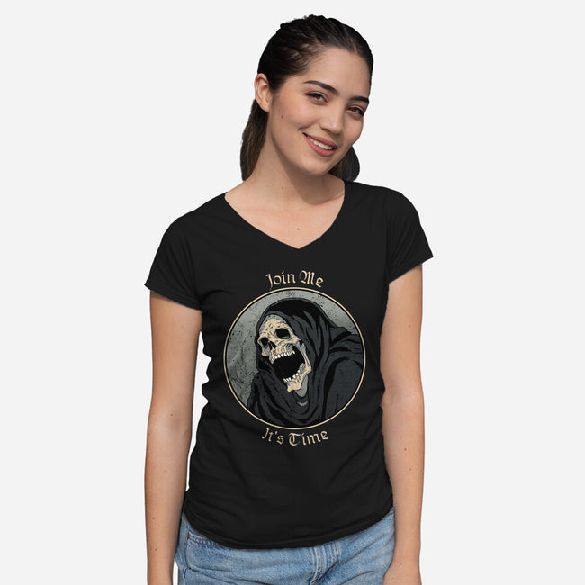 Join Me-Womens-V-Neck-Tee-fanfreak1