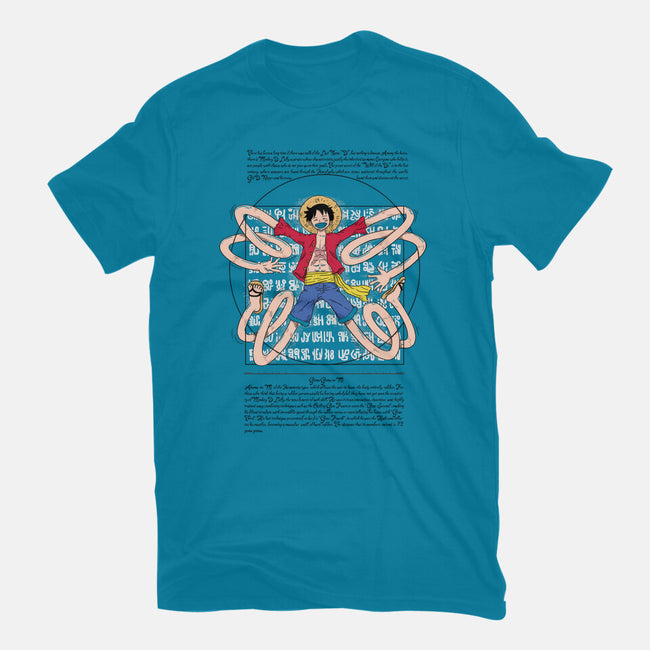 Vitruvian Luffy-Unisex-Basic-Tee-Umberto Vicente