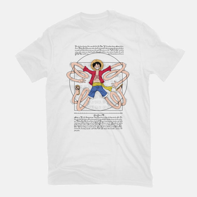 Vitruvian Luffy-Womens-Fitted-Tee-Umberto Vicente